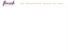 Tablet Screenshot of flourishcp.com